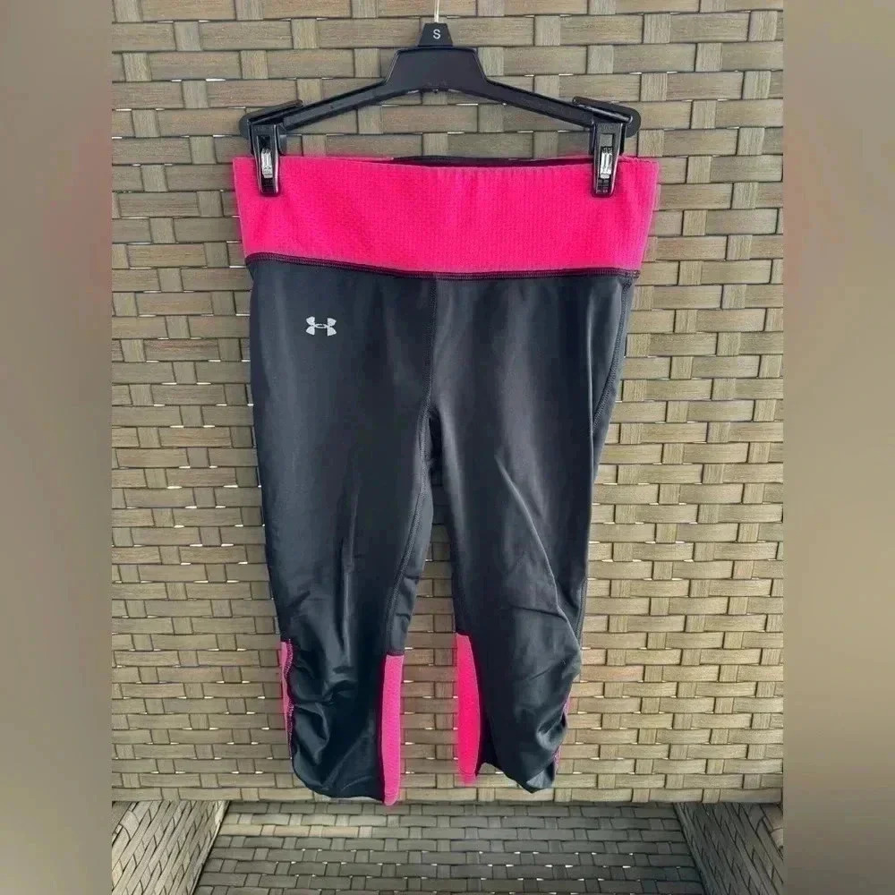 Under Armour Women’s Heat Gear Compression Cropped Capri Leggings Size Small